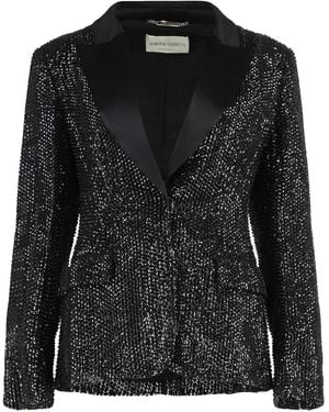 Alberta Ferretti Jacket With Sequins - Black