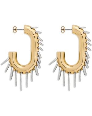 Rabanne Punk Xl Link Earrings - Metallic