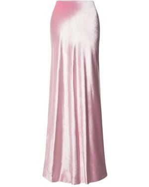 Alberta Ferretti Rock aus Satin - Pink