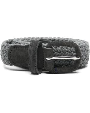 Anderson's Woven-Wool Belt - Grey