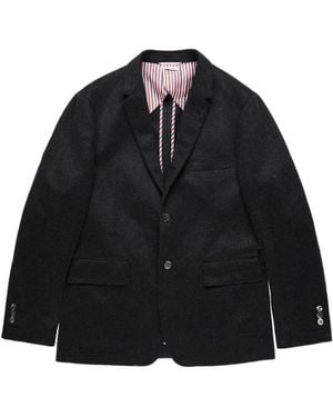 Thom Browne Wide Shoulder Jacket - Black