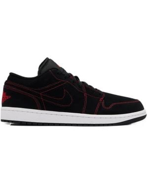 Nike Air Jordan 1 Low Shoes - Black