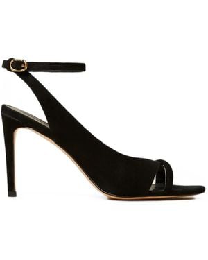 Twinset Suede Sandals - Black