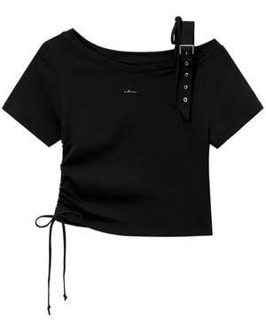 Musium Div. T-Shirt À Détail De Boucle - Black