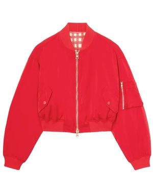 Ermanno Scervino Reversible Bomber Jacket - Red
