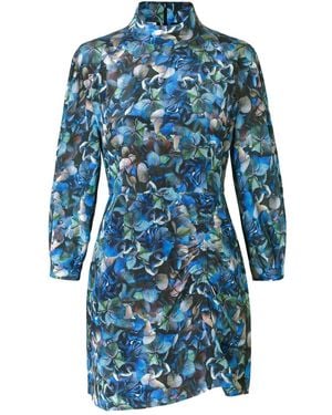 Baum und Pferdgarten Floral Mini Dress - Blue