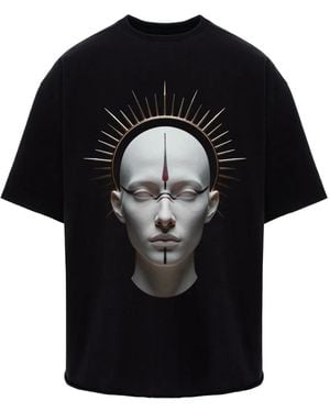 Hamza Camiseta Monarch con motivo gráfico - Negro