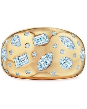 Kwiat 18Kt Diamond Cobblestone Wide Band Ring - Metallic