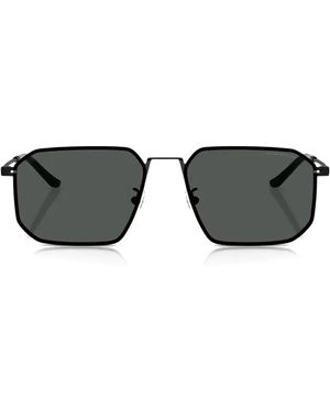 Emporio Armani Square-Frame Sunglasses - Black