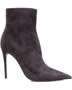 Paris Texas Vera Pointed-Toe Ankle Boots - Brown
