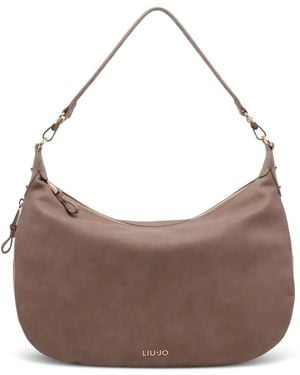 Liu Jo Zip-Fastening Tote Bag - Brown