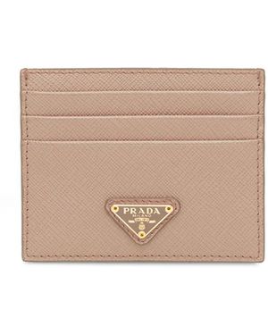 Prada Logo Plaque Card Holder - Multicolour