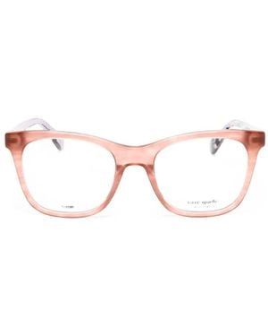 Kate Spade Temperance Rectangle-Frame Glasses - Pink