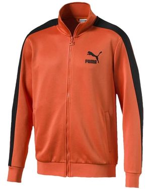 PUMA Classics T7 Zip Sweatshirt - Orange