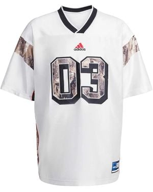 adidas Camouflage-Panel T-Shirt - White