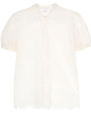 Beaufille Semi-Doorzichtige Blouse - Wit