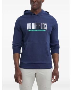 The North Face Logo-Print Hoodie - Blue