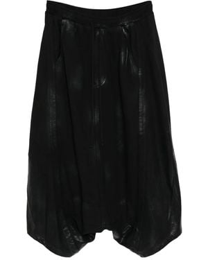 Julius Hose mit tiefem Schritt - Schwarz