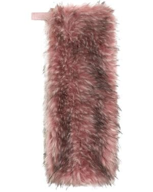 Dolce & Gabbana Faux-Fur Muff - Purple