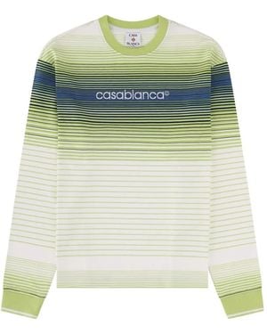 CASABLANCA Sudadera A Rayas - Verde