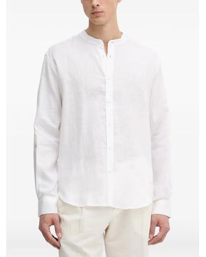 Trussardi Hemd Mit Mandarinkragen - Weiß