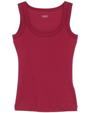Marc Cain Mon Cherry Ribbed Tank Top - Red
