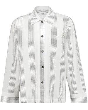 Homme by Michele Rossi Striped Shirt - White