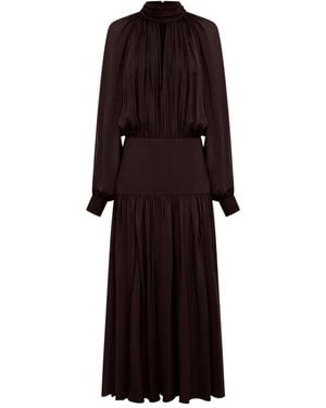 Nicholas Robe Aneta À Design Plissé - Violet