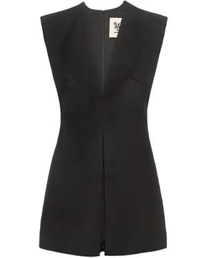 Aniye By Lavinia V-Neck Jumpsuit - Black