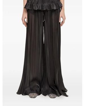 Nissa Ruffled Pants - Black