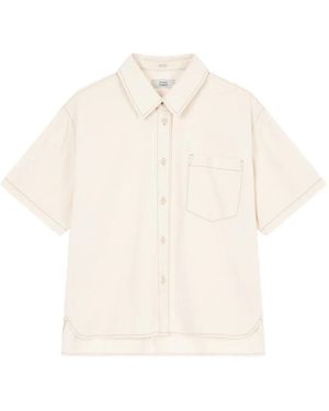 Studio Tomboy X Detachable-Collar Shirt - White
