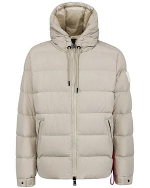 AFTER LABEL Hooded Puffer Jacket - White