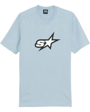Stussy Speedway Cotton T-Shirt - Blue