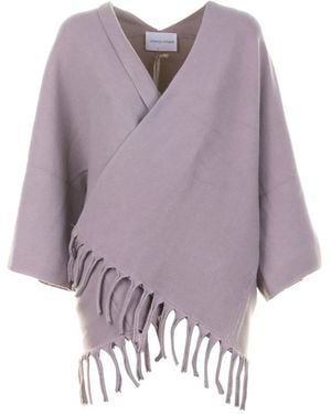 Cinque Fringe-Detail Jumper - Purple