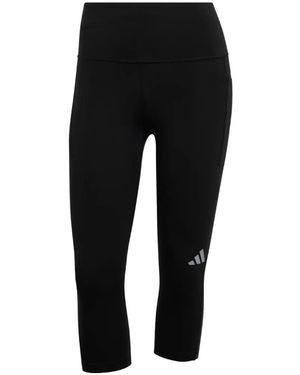 adidas Adi365 Logo-Detail Running Leggings - Black