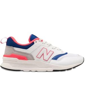 New Balance 997H Paneled Low-Top Sneakers - White