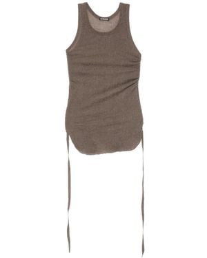 Ann Demeulemeester Mara Tank Top - Brown