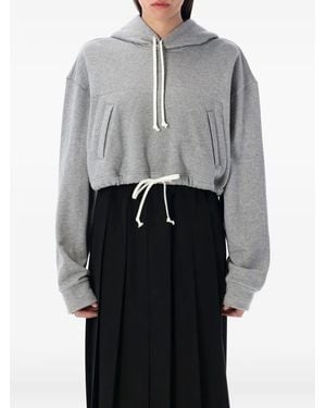 Comme des Garçons Hoodie Met Trekkoord - Grijs