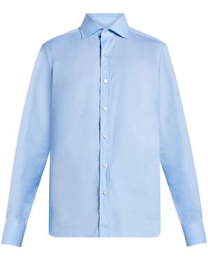 Tom Ford スリムフィット シャツ - ブルー