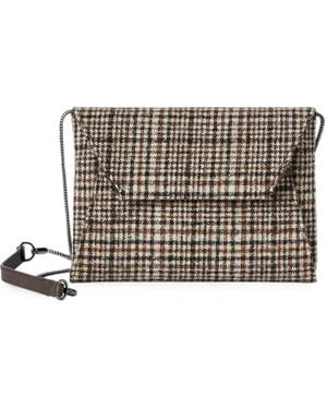 Brunello Cucinelli Duo Pochette - Gray
