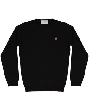 PELO FOUNDATION Dog-Appliqué Jumper - Black