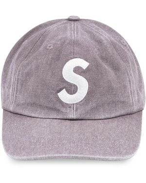 Supreme Pigment S ロゴ 6パネル キャップ - グレー