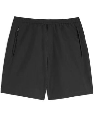 Jil Sander Water-Repellent Dropped-Crotch Shorts - Black