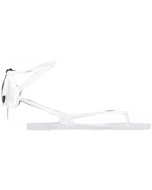 Ancient Greek Sandals Esther Tie-Fastening Sandals - White