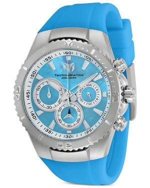TechnoMarine Sea Manta Chronograph 40Mm Watch - Blue