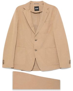 BOSS Single-Breasted Suit - Natural