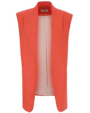 Agnona Sleeveless Vest - Red
