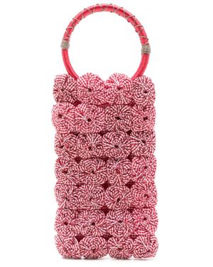 Nannacay Bessie Circular-Handles Bag - Pink