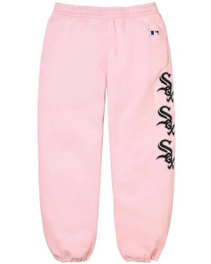 Supreme Chicago Sox Track Trousers - Pink