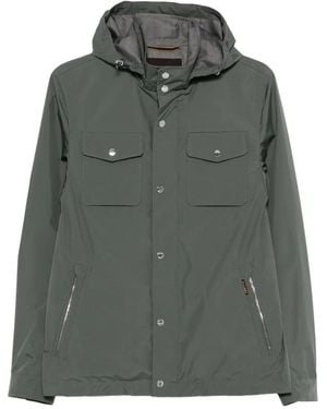 Moorer Fenzi-Stu Hooded Jacket - Green
